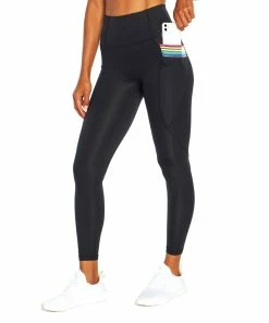 Marika | Black Stripe-Pocket Monica 25'' Leggings - Women -Outlet Marika Store zu104580335 alt 3 tm1652382702