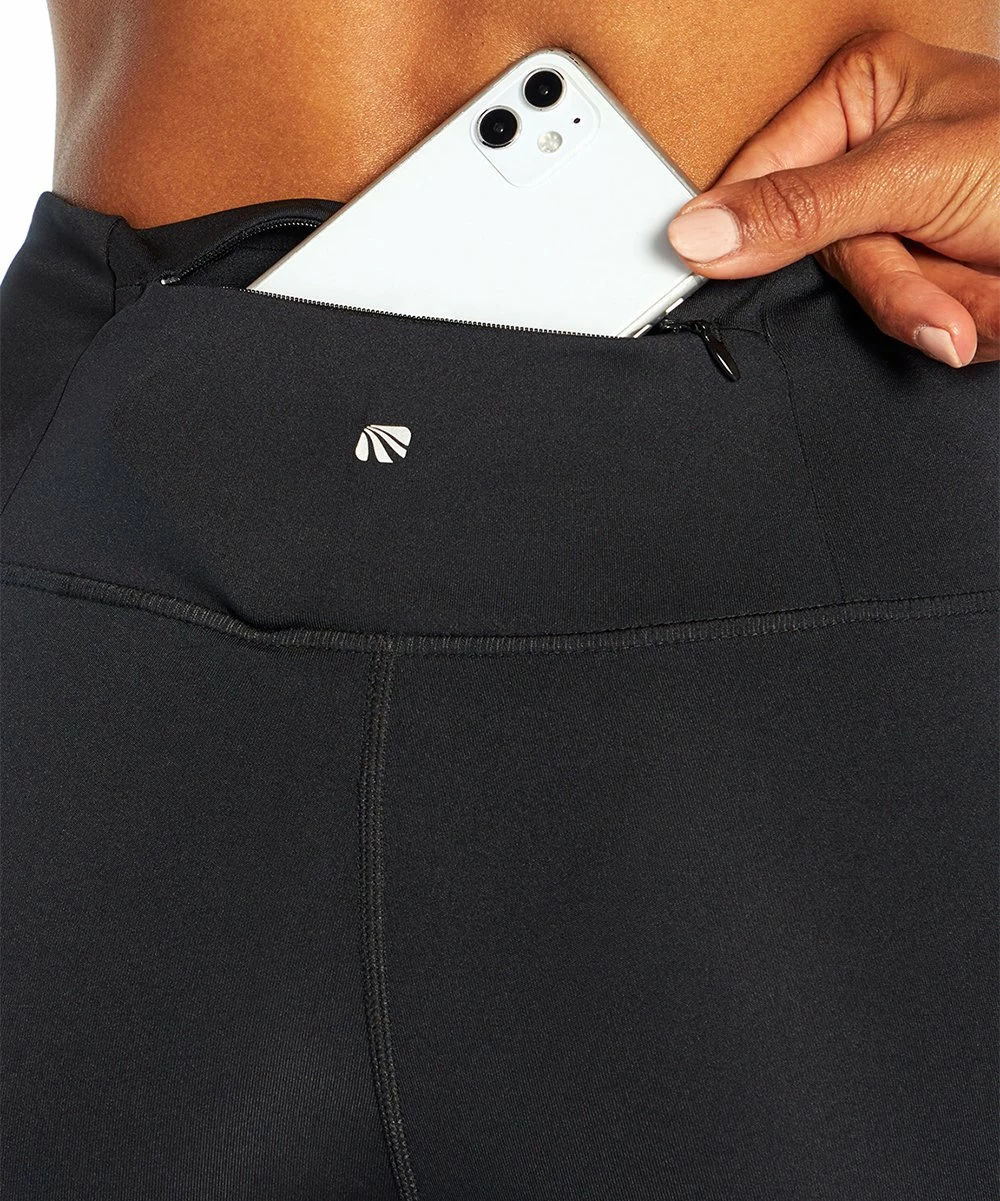 Marika | Black Waist-Pocket Escalate 25" Leggings - Women 4 Marika | Black Waist-Pocket Escalate 25" Leggings - Women - Image 2