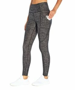 Marika | Black Jaquard Celia Pocket 25'' Leggings - Women -Outlet Marika Store zu104591750 alt 2 tm1659049891