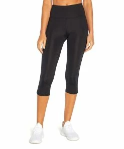 Marika | Black High-Waist Sofia Tummy Control Capri Leggings - Women