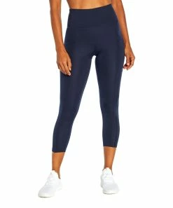 Marika | Midnight Blue Morgan Pocket Tummy-Control High-Waist Capri Leggings - Women -Outlet Marika Store zu104591780 alt 3 tm1662752866