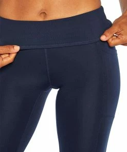 Marika | Midnight Blue Solid Talia Tummy Control Pocket Leggings - Women -Outlet Marika Store zu104595796 alt 4 tm1657557025