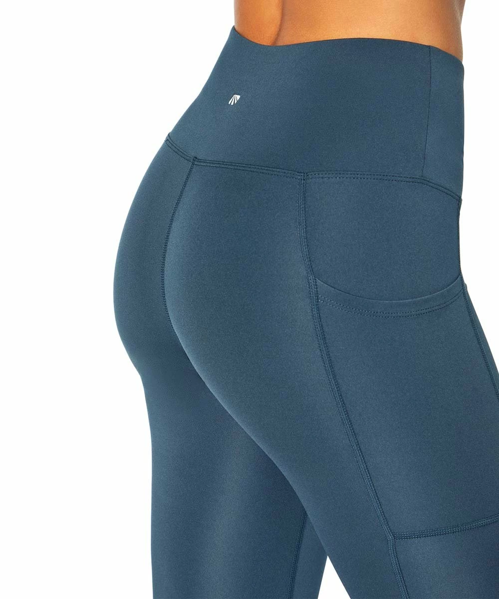 Marika | Midnight Navy Pocket Ankle Leggings - Women 5 Marika | Midnight Navy Pocket Ankle Leggings - Women - Image 3
