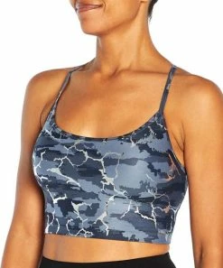 Marika | Blue & White Camo Thin-Strap Kam Sports Bra -Outlet Marika Store zu105242040 alt 3 tm1657556662