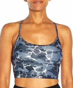 Marika | Blue & White Camo Thin-Strap Kam Sports Bra -Outlet Marika Store zu105242040 alt 4 tm1657556662