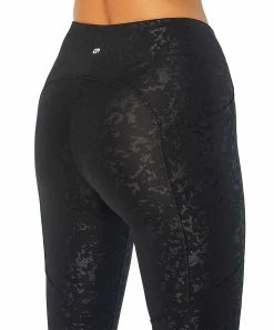 Marika | Black Granite Emboss Jenna Pocket Leggings - Women