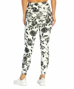 Marika | White & Black Floral Pocket Karis 25" Leggings - Women -Outlet Marika Store zu105506676 alt 2 tm1652382702