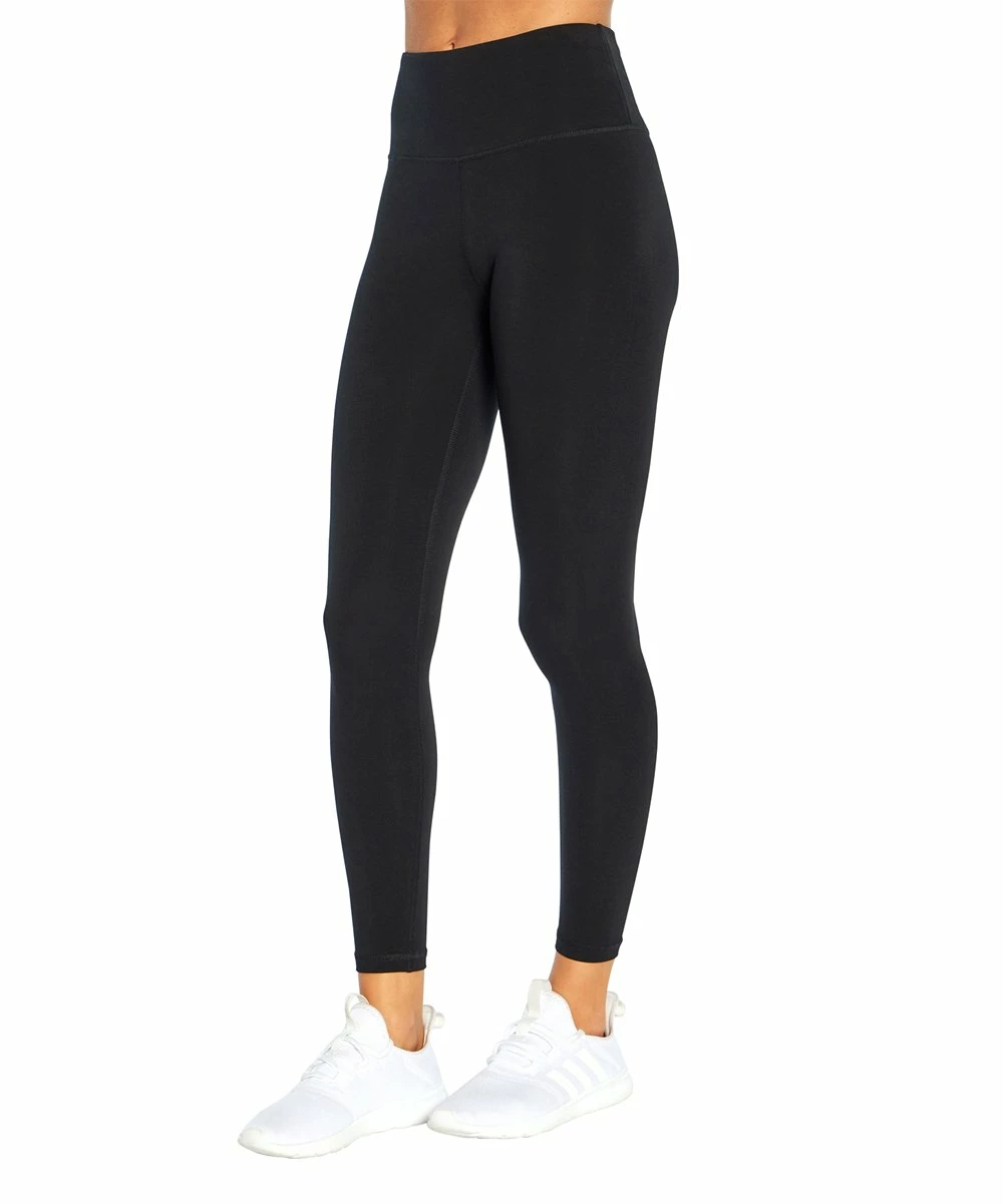 Marika | Black Waist-Pocket Indie Ankle 25" Leggings - Women 5 Marika | Black Waist-Pocket Indie Ankle 25" Leggings - Women - Image 3