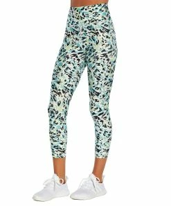 Marika | Blue Leopard Jade 22" Capri Leggings - Women -Outlet Marika Store zu105506684 alt 3 tm1651598300