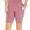 Marika | Dusky Orchid Brenda Tummy Control 9'' Bermuda Bike Shorts - Women -Outlet Marika Store zu105516185 main tm1657556662