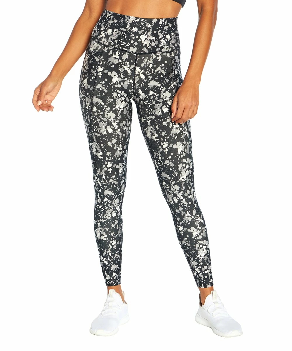 Marika | Black Splatter Pocket Freya Ankle 25" Leggings - Women 7 Marika | Black Splatter Pocket Freya Ankle 25" Leggings - Women - Image 5