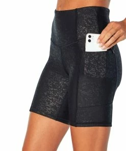 Marika | Black Graden Embossed Hazel Bermuda 7" Shorts - Women -Outlet Marika Store zu106330313 alt 2 tm1657556662