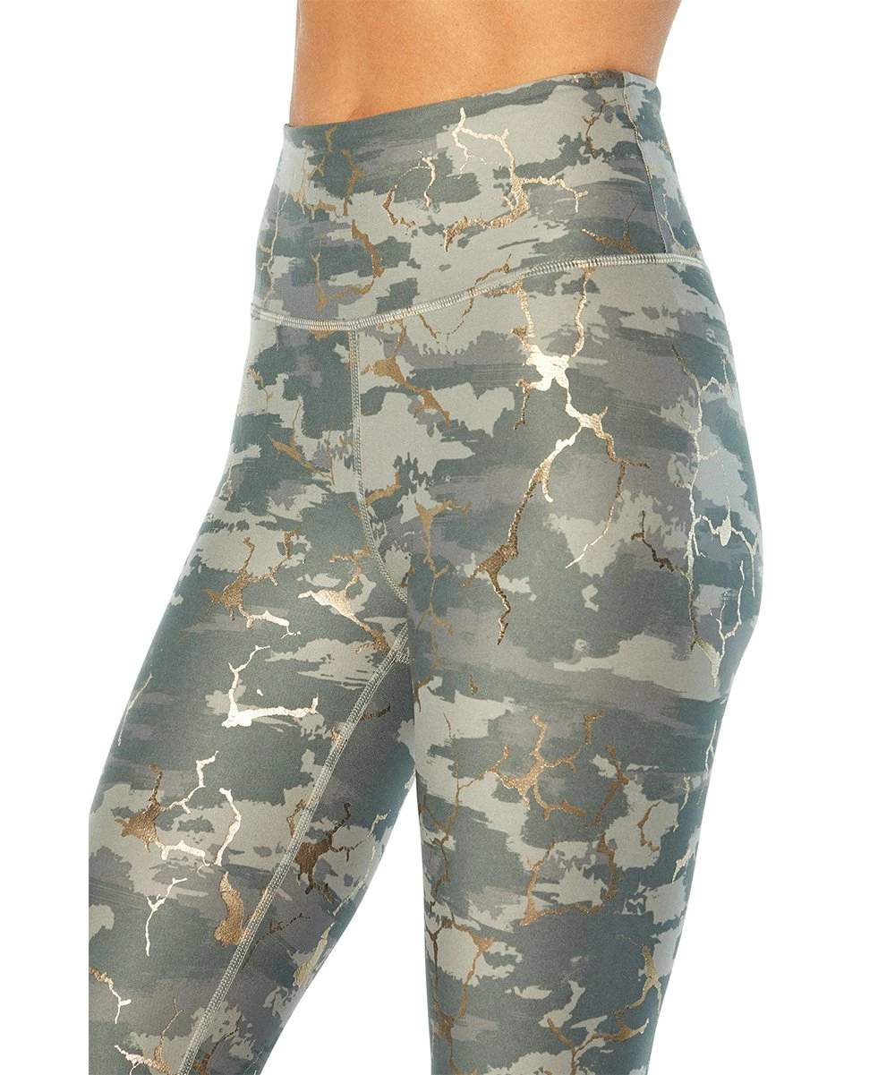 Marika | Wild Dove Crackle Foil Zen Ankle 25" Leggings - Women 4 Marika | Wild Dove Crackle Foil Zen Ankle 25" Leggings - Women - Image 2