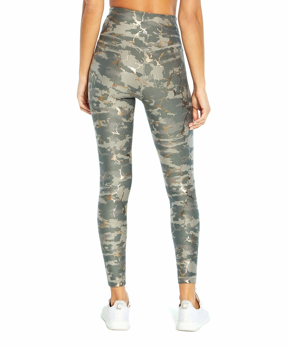 Marika | Wild Dove Crackle Foil Zen Ankle 25" Leggings - Women 6 Marika | Wild Dove Crackle Foil Zen Ankle 25" Leggings - Women - Image 4