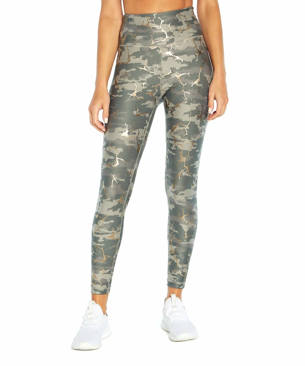 Marika | Wild Dove Crackle Foil Zen Ankle 25" Leggings - Women 7 Marika | Wild Dove Crackle Foil Zen Ankle 25" Leggings - Women - Image 5