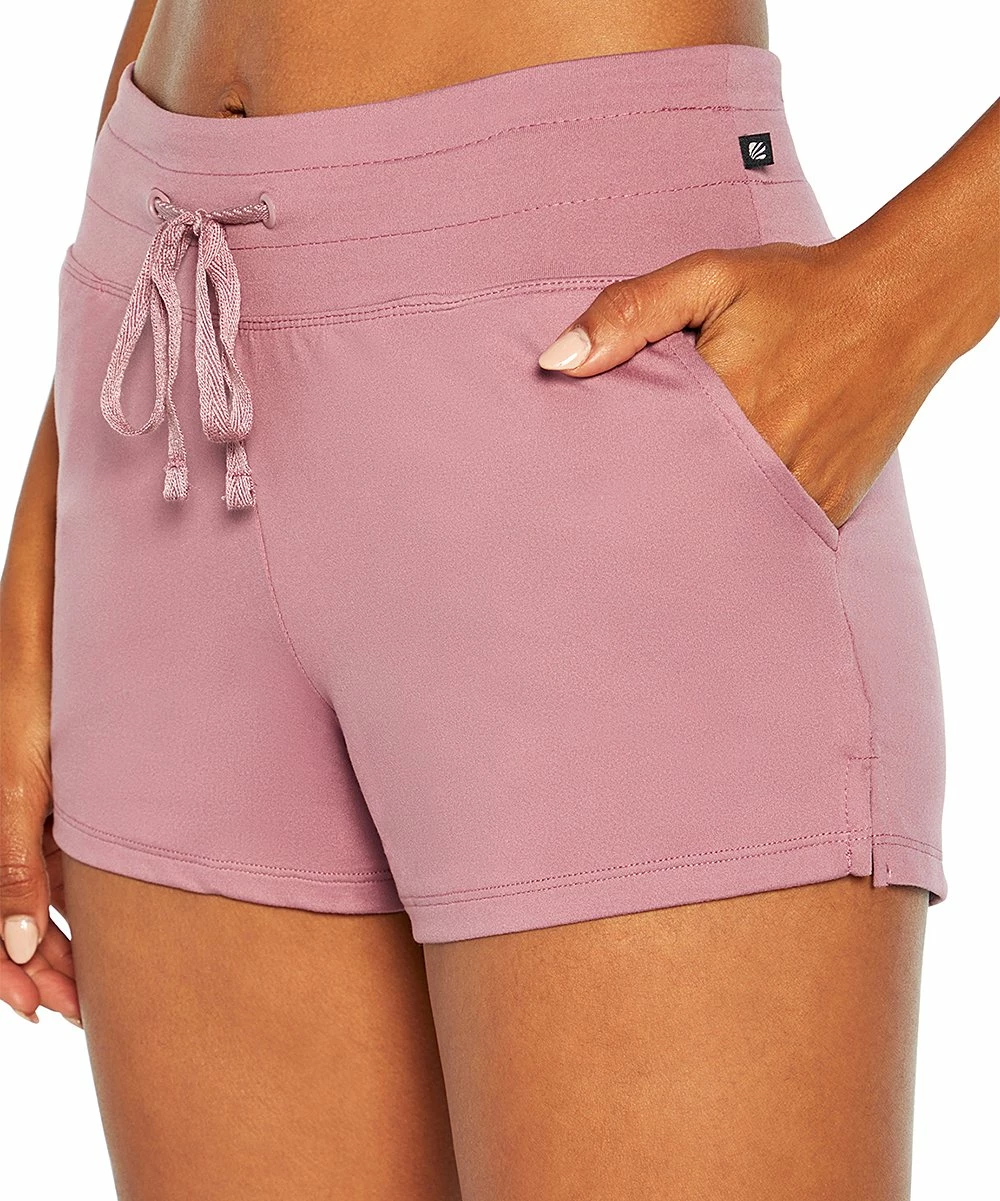 Marika | Dusky Orchid Mona Drawstring-Waist 3" Shorts - Women 3 Marika | Dusky Orchid Mona Drawstring-Waist 3" Shorts - Women