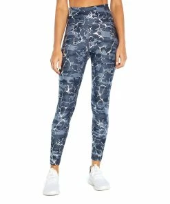 Marika | Ombré Blue Crackle Foil Zen Ankle 25" Leggings - Women -Outlet Marika Store zu106339920 alt 4 tm1654208891