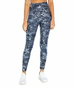 Marika | Ombré Blue Crackle Foil Zen Ankle 25" Leggings - Plus -Outlet Marika Store zu106421113 alt 4 tm1654208891