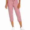 Marika | Dusky Orchid Mona Straight-Leg Pcoket 22'' Capri Pants - Women