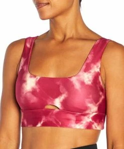 Marika | Fuchsia Tie-Dye Crossed-Strap Gabby Sports Bra 8 Marika | Fuchsia Tie-Dye Crossed-Strap Gabby Sports Bra -Outlet Marika Store zu107246429 alt 1 tm1657556435