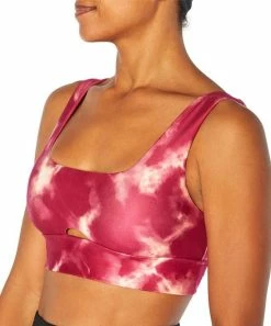 Marika | Fuchsia Tie-Dye Crossed-Strap Gabby Sports Bra 10 Marika | Fuchsia Tie-Dye Crossed-Strap Gabby Sports Bra -Outlet Marika Store zu107246429 alt 3 tm1657556435