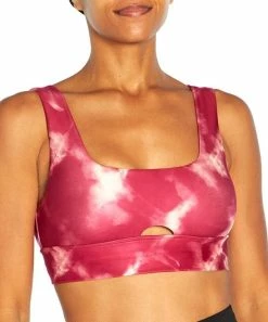 Marika | Fuchsia Tie-Dye Crossed-Strap Gabby Sports Bra 11 Marika | Fuchsia Tie-Dye Crossed-Strap Gabby Sports Bra -Outlet Marika Store zu107246429 alt 4 tm1657556435