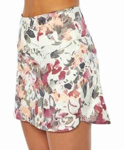 Marika | White & Red Multicolor Floral Leah Pocket Skort - Women -Outlet Marika Store zu107255864 alt 3 tm1657556283