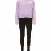 Marika | Lavender 'Positive Vibes' Sweatshirt & Black 'Girl Pwr' Leggings - Girls -Outlet Marika Store zu107792410 main tm1661191749