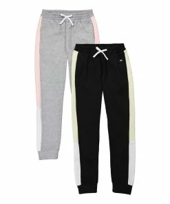 Marika | Grey Heather Fleece Joggers Set - Girls