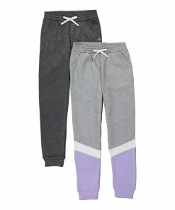 Marika | Lavender Fleece Joggers Set - Girls