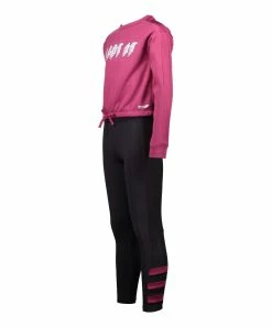 Marika | Cranberry 'I Got It' Sweatshirt & Black Leggings - Girls -Outlet Marika Store zu107793483 alt 2 tm1661191749