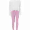 Marika | White 'Take Your Dream Seriously' Sweatshirt & Purple Leggings - Girls -Outlet Marika Store zu107793575 main tm1661191749
