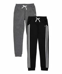 Marika | Black Fleece Joggers Set - Girls