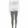 Marika | White 'I Will Change The World' Tee & Gray 'Change' Leggings - Girls -Outlet Marika Store zu107794654 main tm1661191749