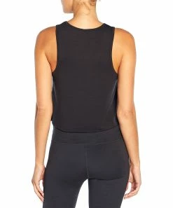 Marika | Black Essential Hi-Low Crop Tank - Women -Outlet Marika Store zu107921144 alt 3 tm1659701271
