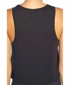 Marika | Black Essential Hi-Low Crop Tank - Women -Outlet Marika Store zu107921144 alt 4 tm1659701271