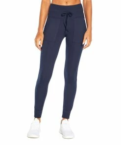 Marika | Midnight Blue Madison Pocket 27'' Jogger Leggings - Women