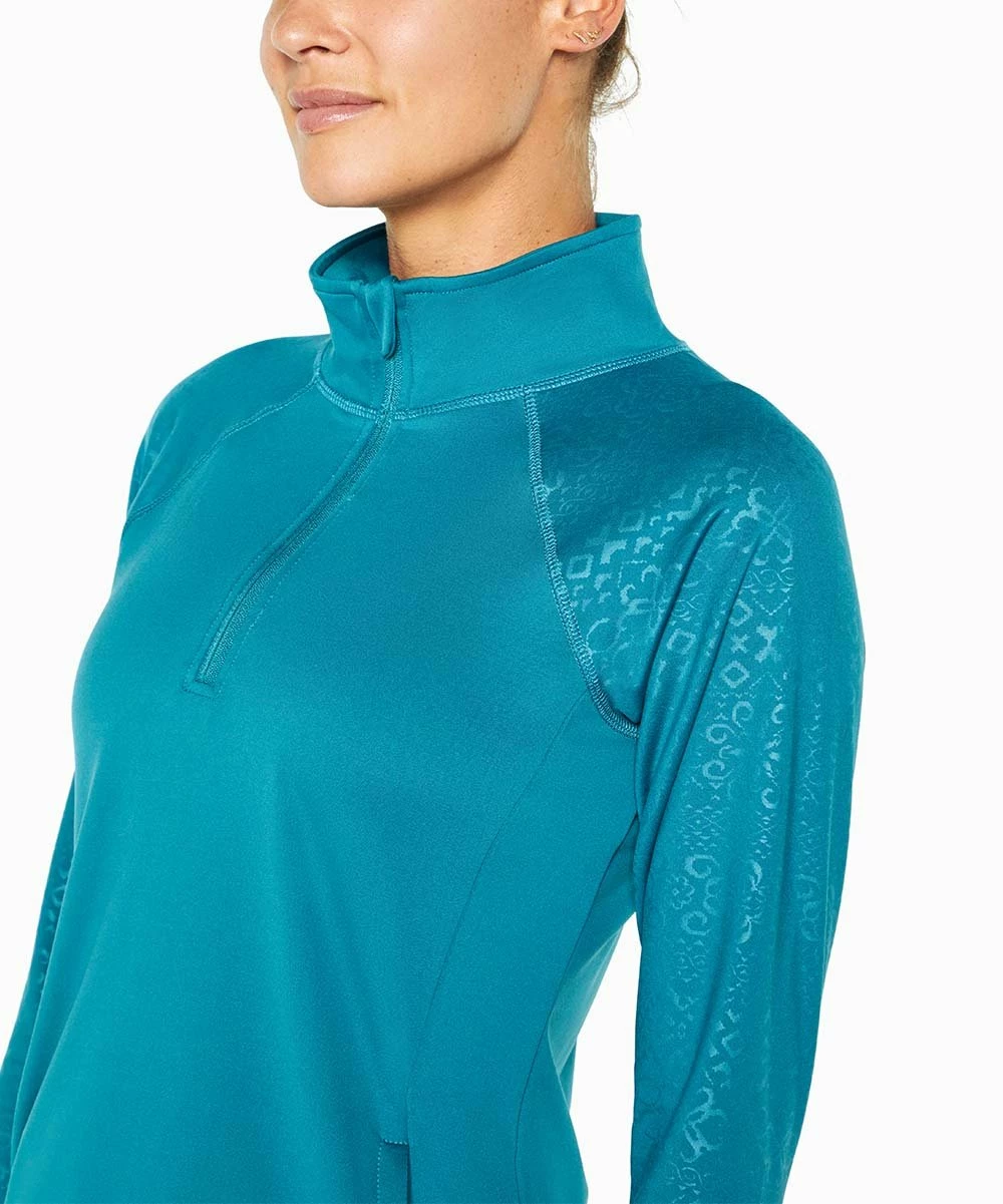 Marika | Dragonfly Blue Gaia Thumbhole Raglan Pullover - Women 4 Marika | Dragonfly Blue Gaia Thumbhole Raglan Pullover - Women - Image 2