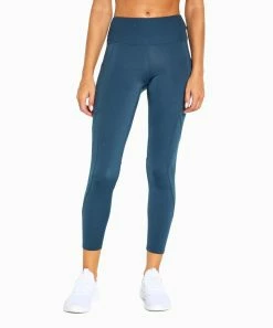 Marika | Midnight Navy Sasha Tek Pocket Fleece High-Waist 27'' Leggings - Women -Outlet Marika Store zu109195803 alt 4 tm1665689044