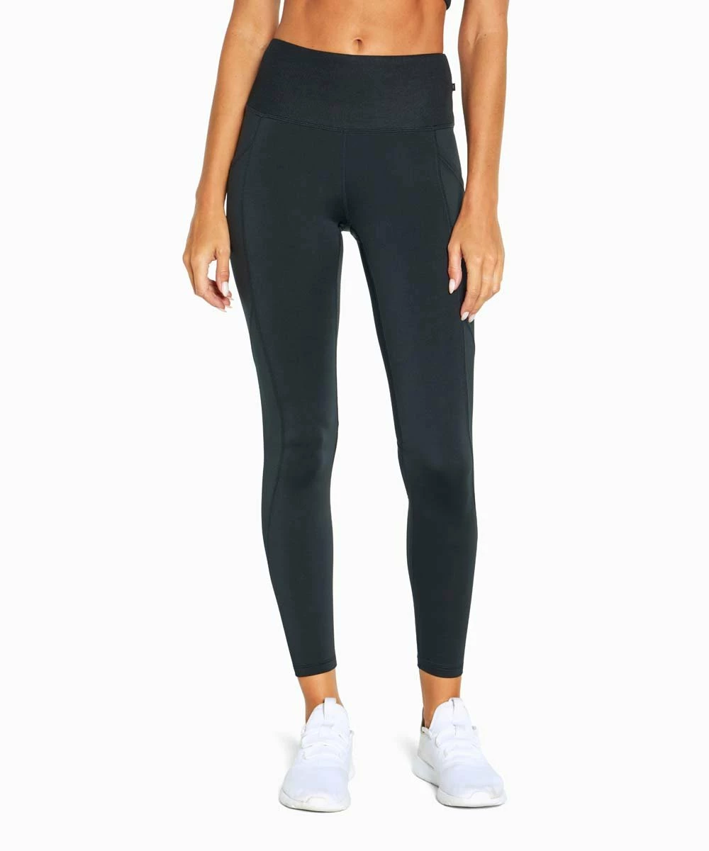 Marika | Black Sasha Tek Pocket Fleece High-Waist 27'' Leggings - Women 7 Marika | Black Sasha Tek Pocket Fleece High-Waist 27'' Leggings - Women - Image 5