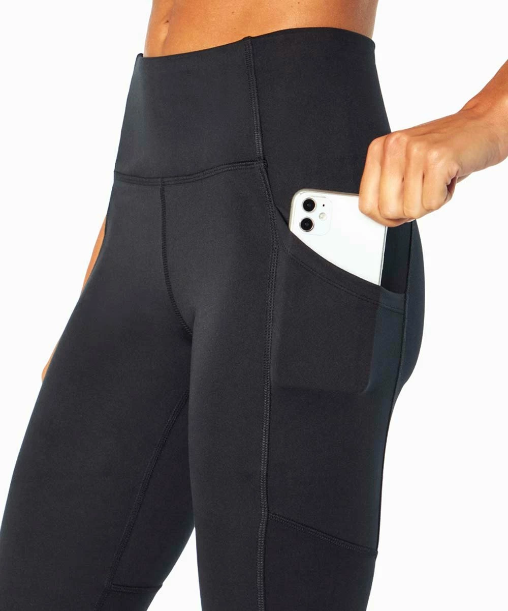 Marika | Black Jenna Pocket 22'' Capri Leggings - Plus 4 Marika | Black Jenna Pocket 22'' Capri Leggings - Plus - Image 2