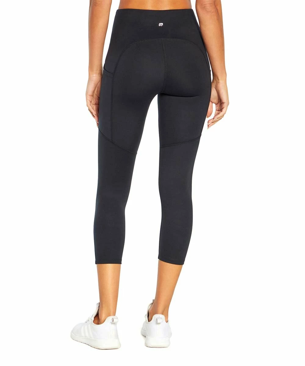 Marika | Black Jenna Pocket 22'' Capri Leggings - Plus 7 Marika | Black Jenna Pocket 22'' Capri Leggings - Plus - Image 5