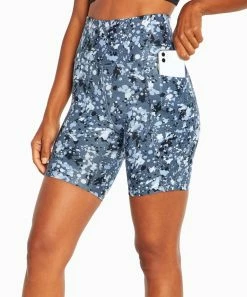 Marika | Blue Splatter Luna Pocket 3'' Bike Shorts - Plus -Outlet Marika Store zu109597300 alt 3 tm1665689044