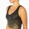 Marika | Black & Gold Shimmer Carter Longline Sports Bra -Outlet Marika Store zu109597320 main tm1665689044
