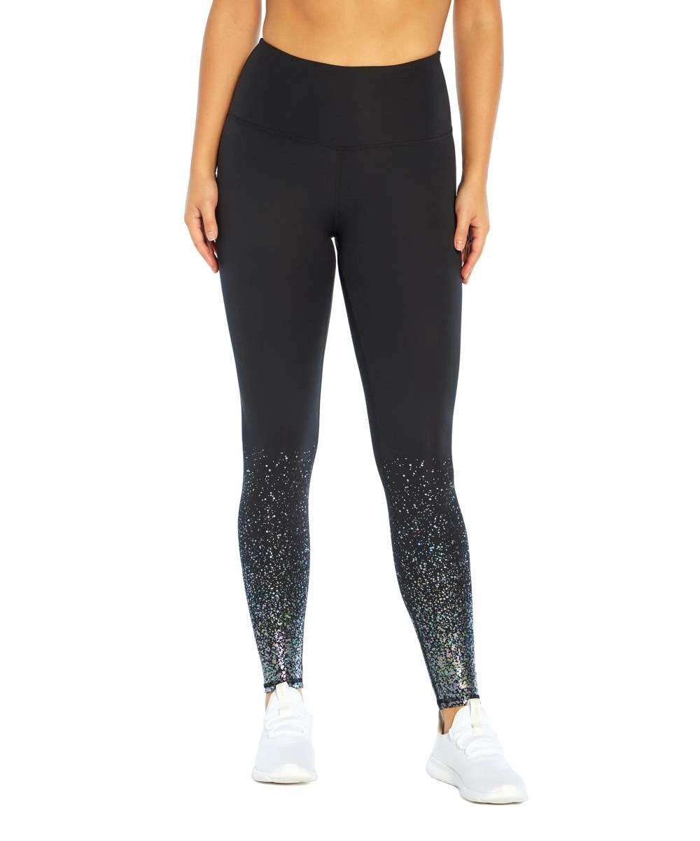 Marika | 27'' Black Ombré Shimmer Pocket Leggings - Women 6 Marika | 27'' Black Ombré Shimmer Pocket Leggings - Women - Image 4