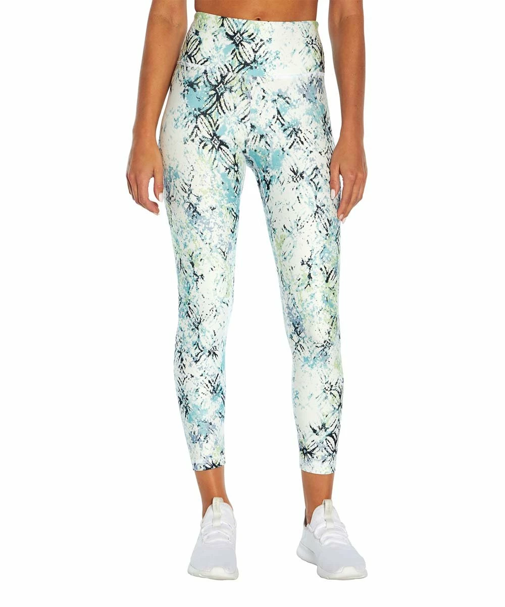 Marika | 30'' Teal Snakeprint Zen Pocket Leggings - Women 5 Marika | 30'' Teal Snakeprint Zen Pocket Leggings - Women - Image 3