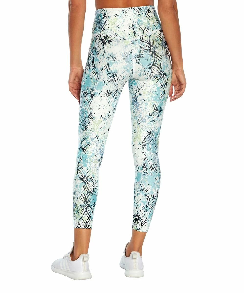 Marika | 30'' Teal Snakeprint Zen Pocket Leggings - Women 6 Marika | 30'' Teal Snakeprint Zen Pocket Leggings - Women - Image 4