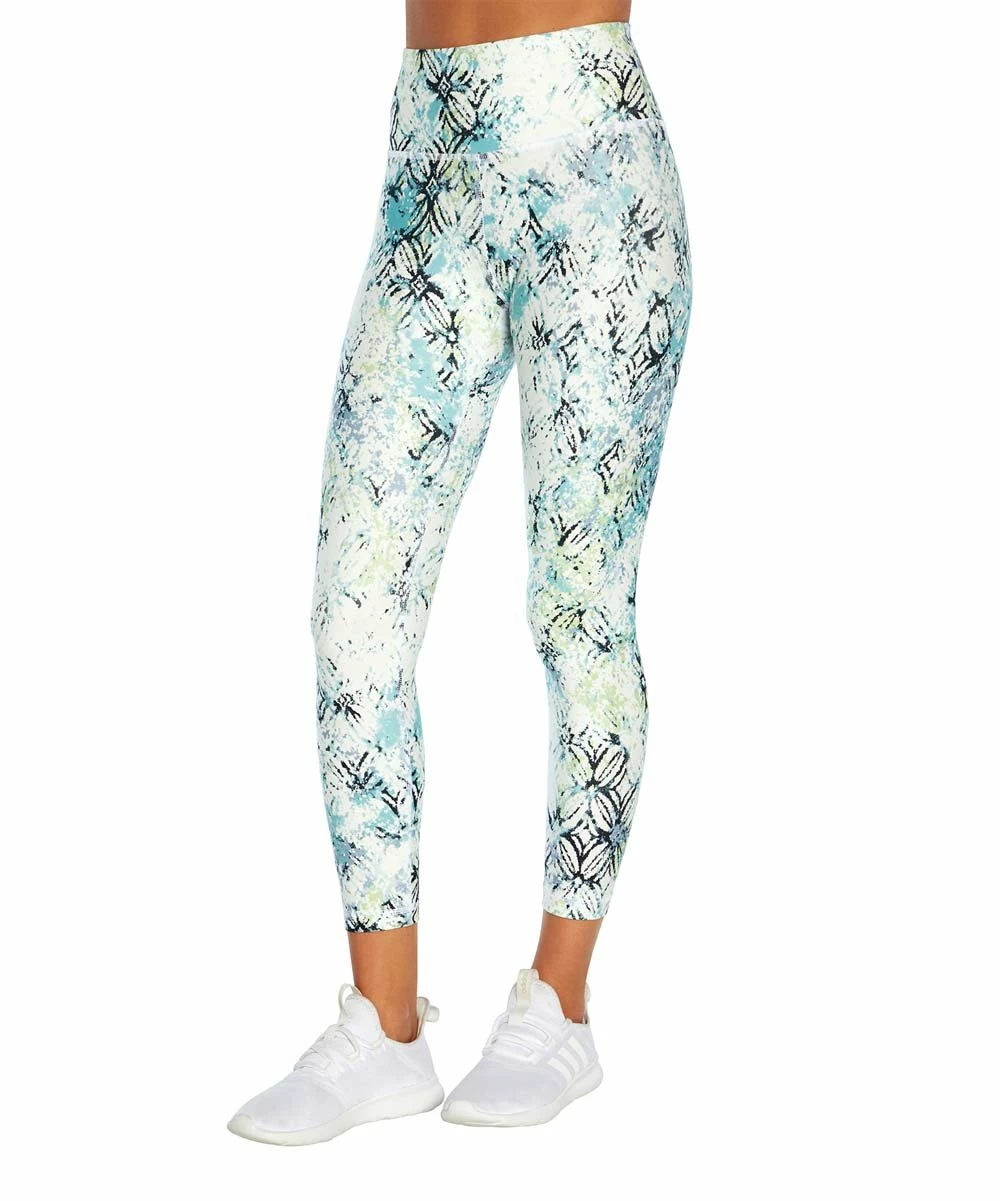 Marika | 30'' Teal Snakeprint Zen Pocket Leggings - Women 3 Marika | 30'' Teal Snakeprint Zen Pocket Leggings - Women