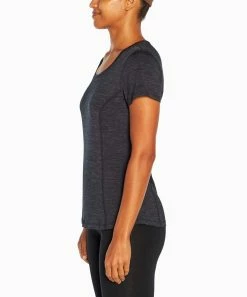 Marika | Black & Magnet Space-Dye Jordan Active Tee - Women -Outlet Marika Store zu109606584 alt 2 tm1665688879