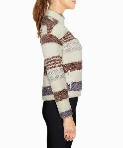 Marika | Cannoli Cream Stripe Alpine Arden Quarter-Zip Pullover - Women -Outlet Marika Store zu109694637 alt 2 tm1667564212